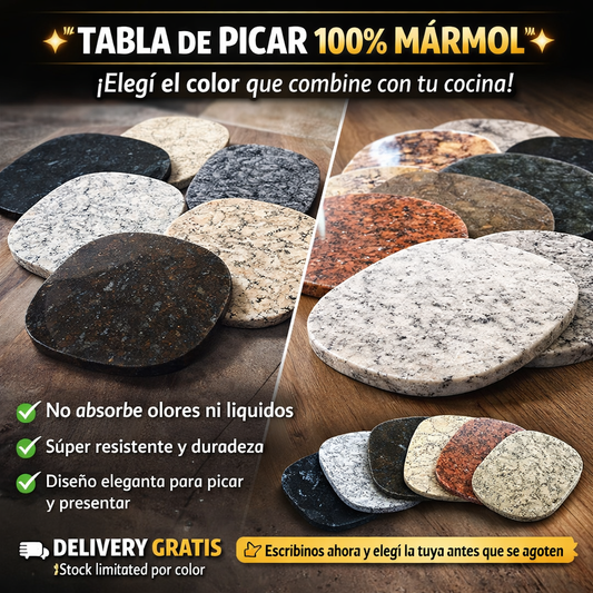 TABLA DE PICAR DE MARMOL - Origen Natural